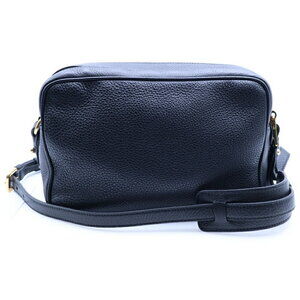Prada Dino Black Shoulder Bag Leather Vitello